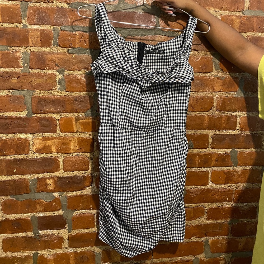 Zara gingham dress
